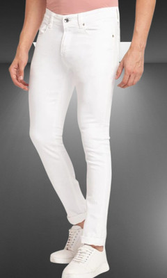 Event JN Fashion Boyfriend Men White Jeans
