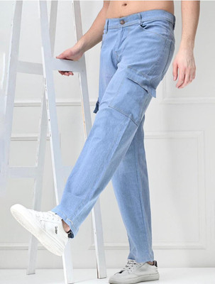 SELL4U Jogger Fit Men Light Blue Jeans