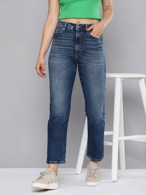 LEVI'S Straight Fit Women Blue Jeans