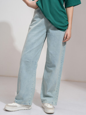 Tokyo Talkies Loose Fit Women Light Blue Jeans