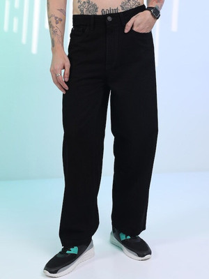 BREXX Relaxed Fit Men Black Jeans