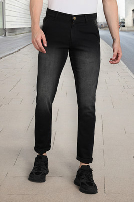Urbano Fashion Slim Men Black Jeans