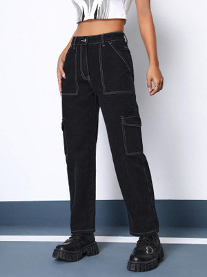 KOTTY Regular Women Black Jeans