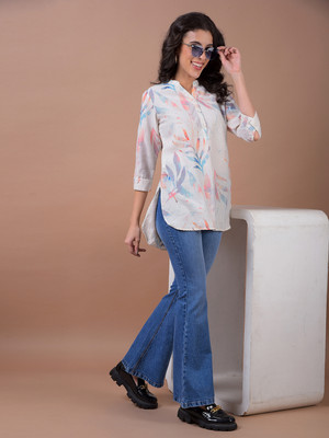 CRIMSOUNE CLUB Boot-Leg Women Blue Jeans