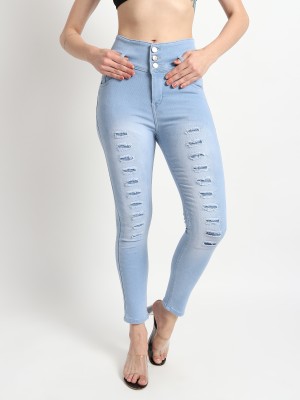 TYFFYN Slim Women Light Blue Jeans