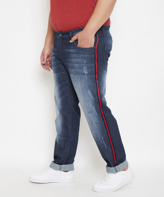 Instafab Plus Regular Men Blue Jeans