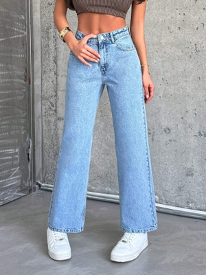 WHISQ Regular Women Light Blue Jeans