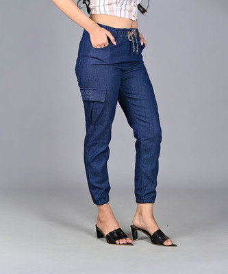 Denton Jogger Fit Women Dark Blue Jeans