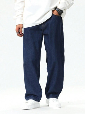 Wanted Relaxed Fit Men Blue Jeans