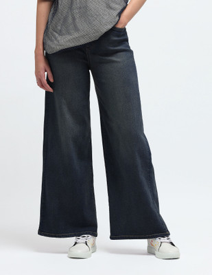 FLYING MACHINE Flared Women Blue Jeans