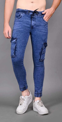James & Warne Slim Men Dark Blue Jeans