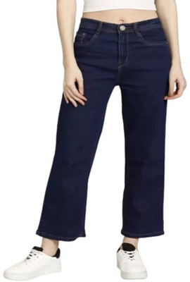 Riacult Regular Women Dark Blue Jeans