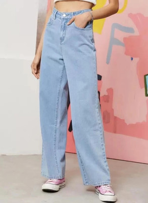HouseOfCommon Straight Fit Women Light Blue Jeans
