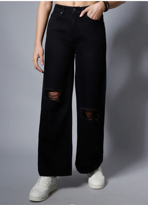 FMW Boot-Leg Women Black Jeans