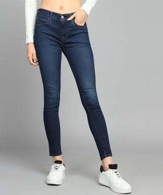 LEVI'S 710 Super Skinny Women Blue Jeans