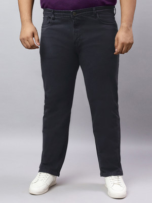 HJ HASASI Regular Men Dark Grey Jeans
