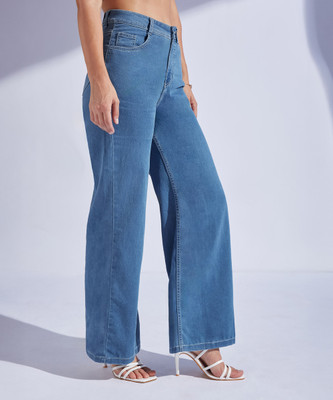 Miss Chase Tapered Fit Women Blue Jeans