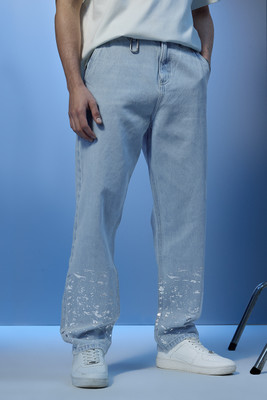 Snitch Relaxed Fit Men Light Blue Jeans