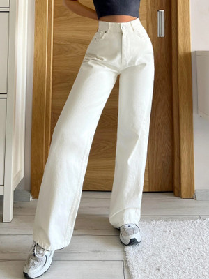 KC COLLECTION Regular Women White Jeans