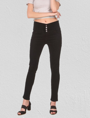 HouseOfCommon Slim Women Black Jeans
