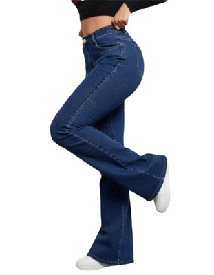 Dollfashion Boot-Leg Women Blue Jeans