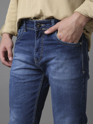 THREZO Slim Men Blue Jeans