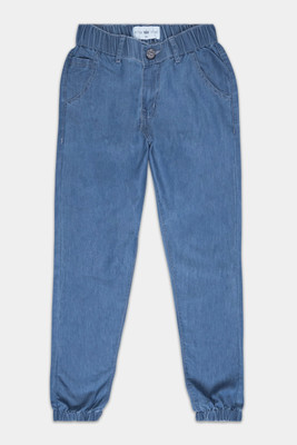 french crown Jogger Fit Women Blue Jeans