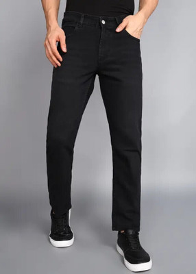 FLIECRANE Boyfriend Men Black Jeans