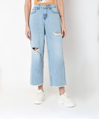 VERO MODA Flared Women Light Blue Jeans
