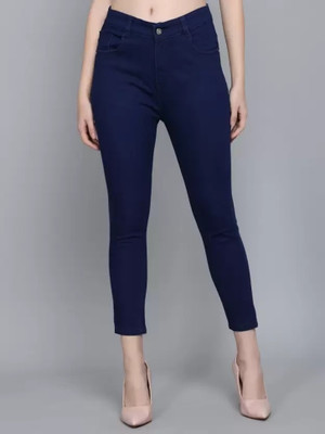 GEETU LOOKS Slim Women Dark Blue Jeans