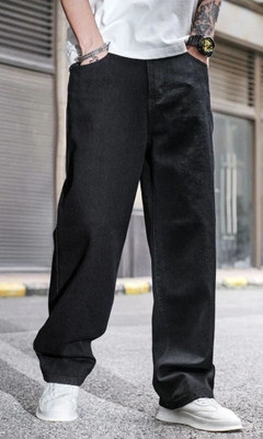 Zaba Denim Loose Fit Men Black Jeans