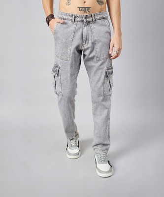STUDIO NEXX Loose Fit Men Grey Jeans