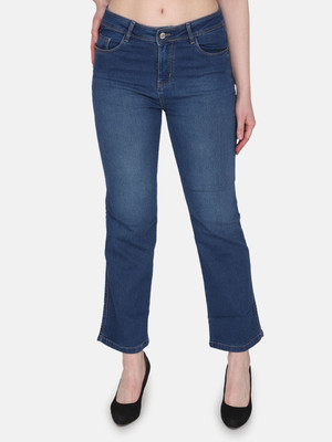 Albion Slim Women Dark Blue Jeans