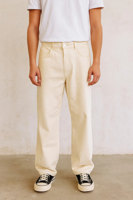 RileyRush Straight Fit Men Beige Jeans