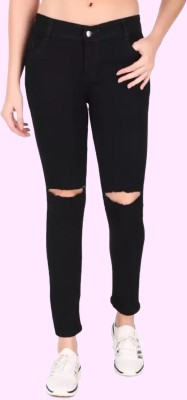 Misony Slim Women Black Jeans