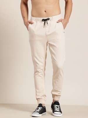 HERE&NOW Jogger Fit Men Beige Jeans