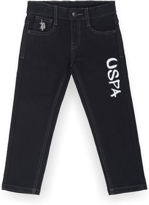 U.S. POLO ASSN. Slim Baby Boys Black Jeans