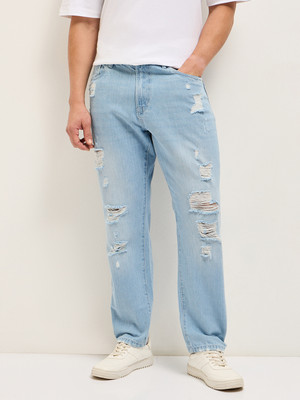THE BEAR HOUSE Relaxed Fit Men Light Blue Jeans