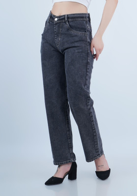 Herway Relaxed Fit Women Grey Jeans