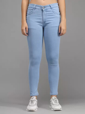 Dllfashion Skinny Women Blue Jeans