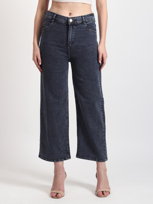 TYFFYN Boot-Leg Women Blue Jeans