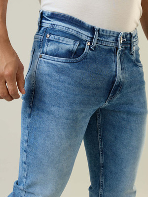 Tim Paris Tapered Fit Men Blue Jeans