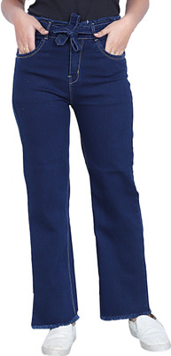 1DAYSTREET Boot-Leg Women Dark Blue Jeans