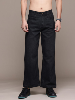 Roadster Flared Men Black Jeans