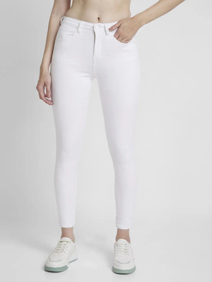 Spykar Super Skinny Women White Jeans