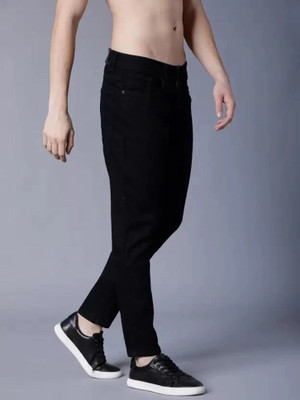 flete Slim Men Black Jeans