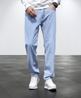 Playfeel Boyfriend Men Light Blue Jeans