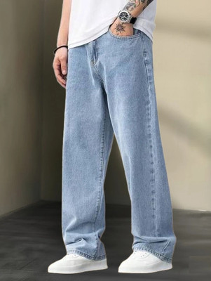 BESTLOO Boot-Leg Men Light Blue Jeans