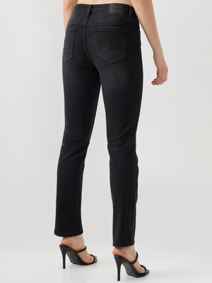 Spykar Slim Women Black Jeans