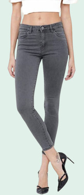 TYFFYN Slim Women Grey Jeans